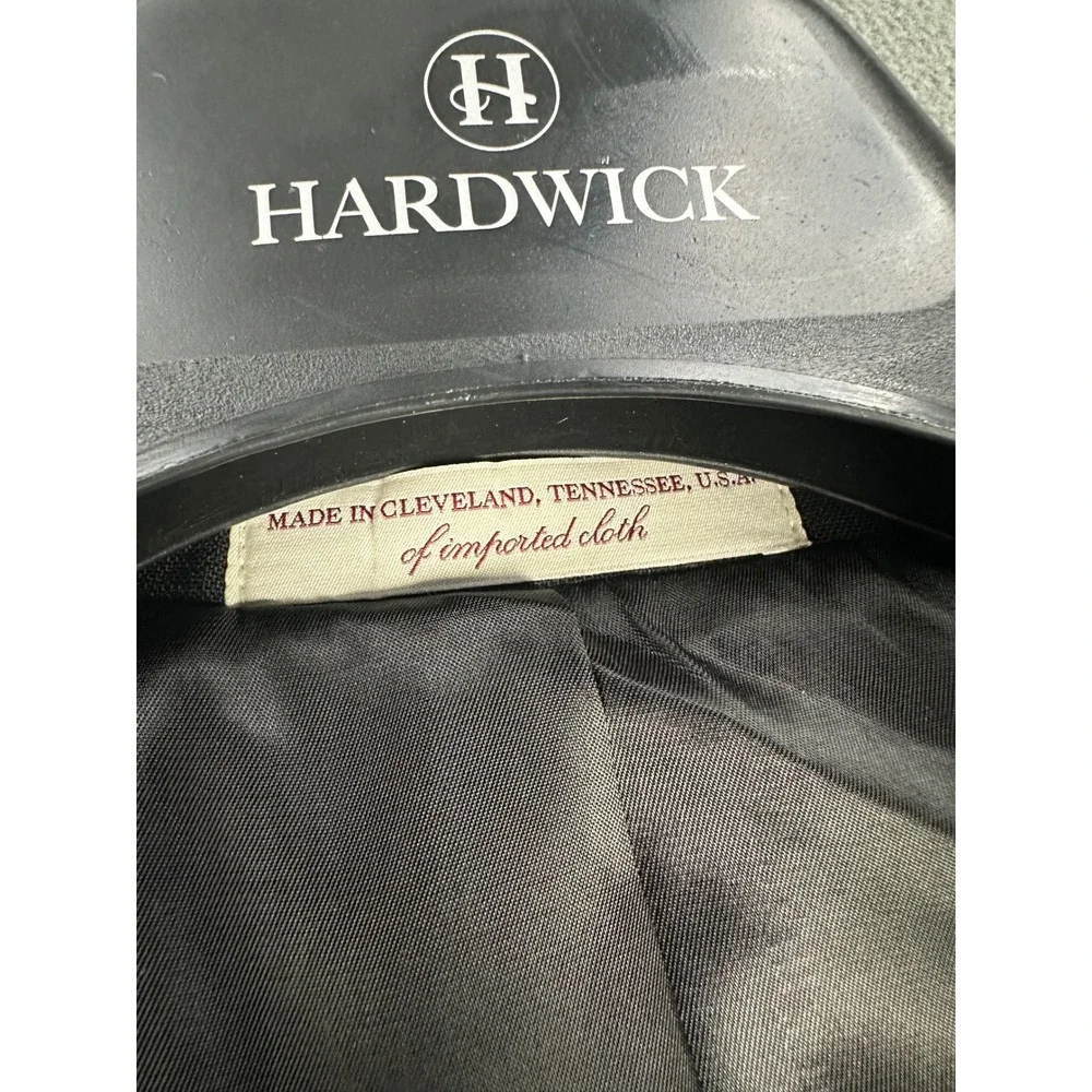 Hardwick Tuxedo Mens 44 Regular Black Worsted Wool 36x30 Pants USA Made